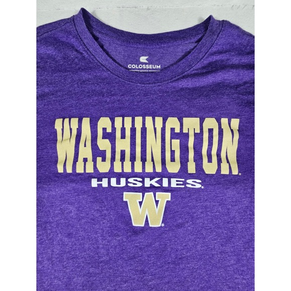 Colosseum Other - Colosseum Washington Huskies Mens XL Purple Heathered Graphic T-Shirt NCAA